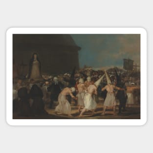 The Flagellants by Francisco Goya Magnet